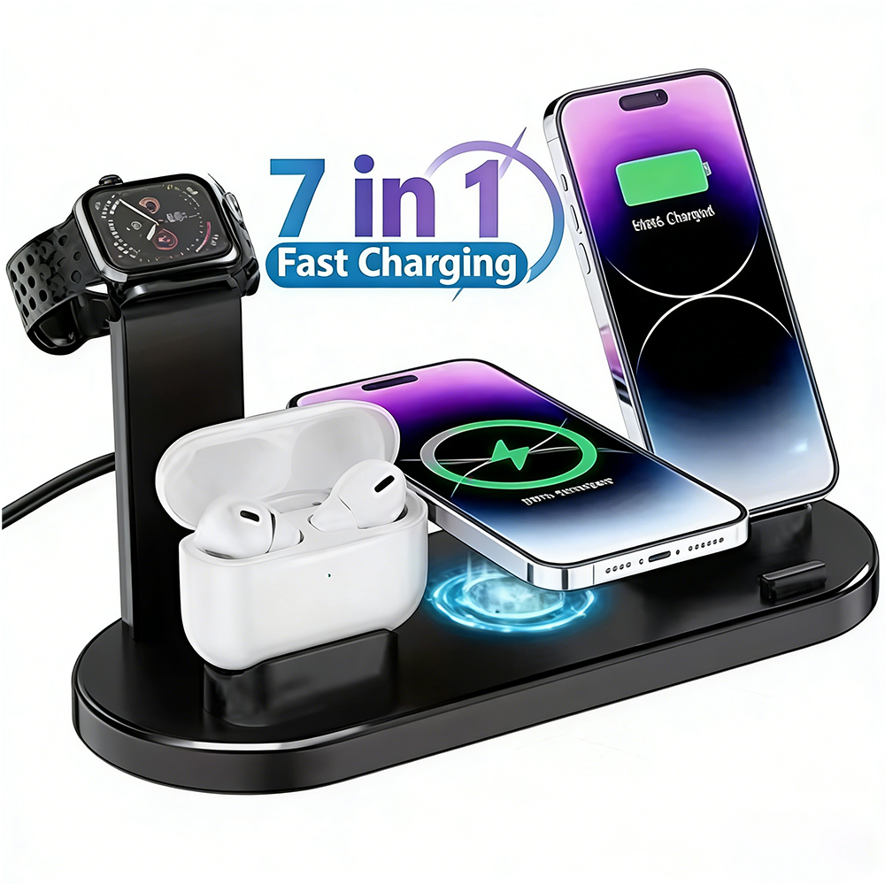 Watch Charging Dock - 30W 7 in 1 Wireless Charger
