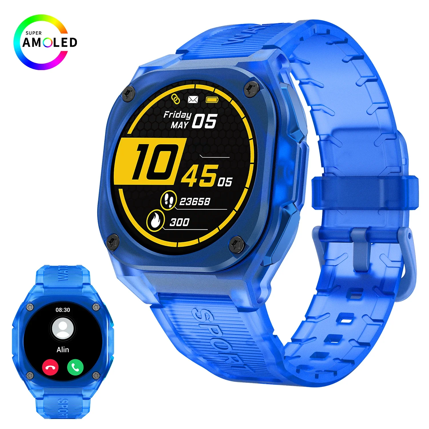 Smartwatch Touch - 2026 Fashion Smartwatch,Full Touchscreen,Answering,Music Control/Multiple Dials/Calendar/Weather