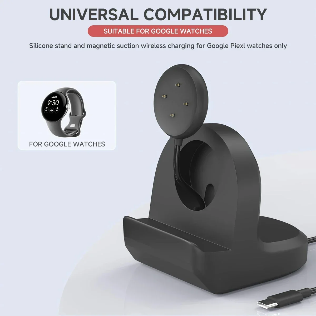 Soft Silicone Charger Cradle D - Watch Charging Dock incelemesi ve fiyatı