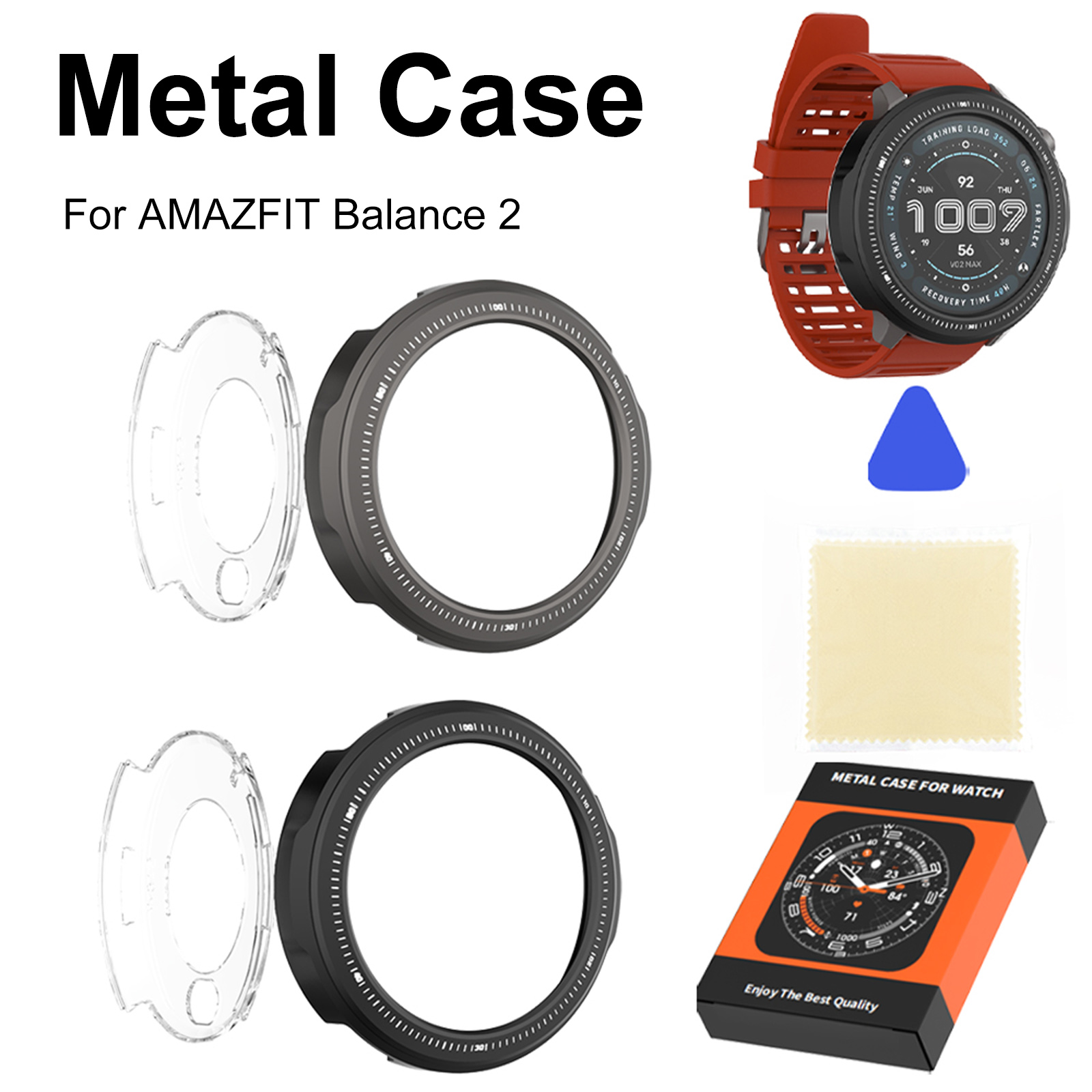 Protective Bumper Shell Hollow - Amazfit Smartwatch Accessories incelemesi ve fiyatı
