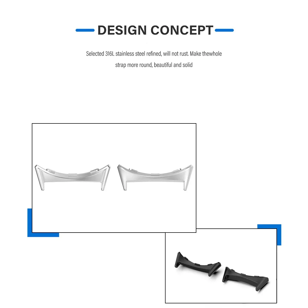 2pcs Watch Strap Connector Ada - Smart Watch Accessories incelemesi ve fiyatı