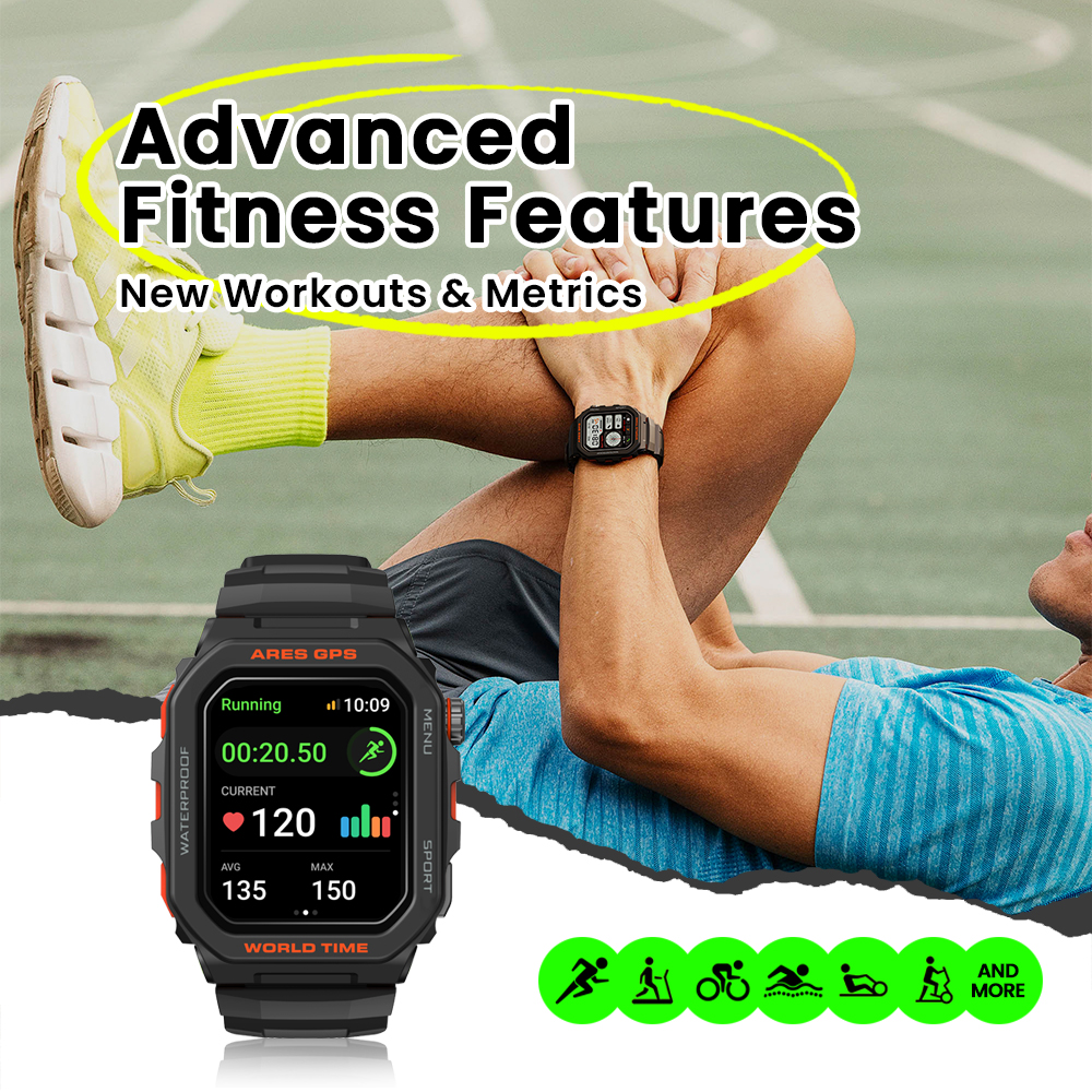 New Zeblaze Ares GPS Smart Wat - Smartwatch X incelemesi ve fiyatı