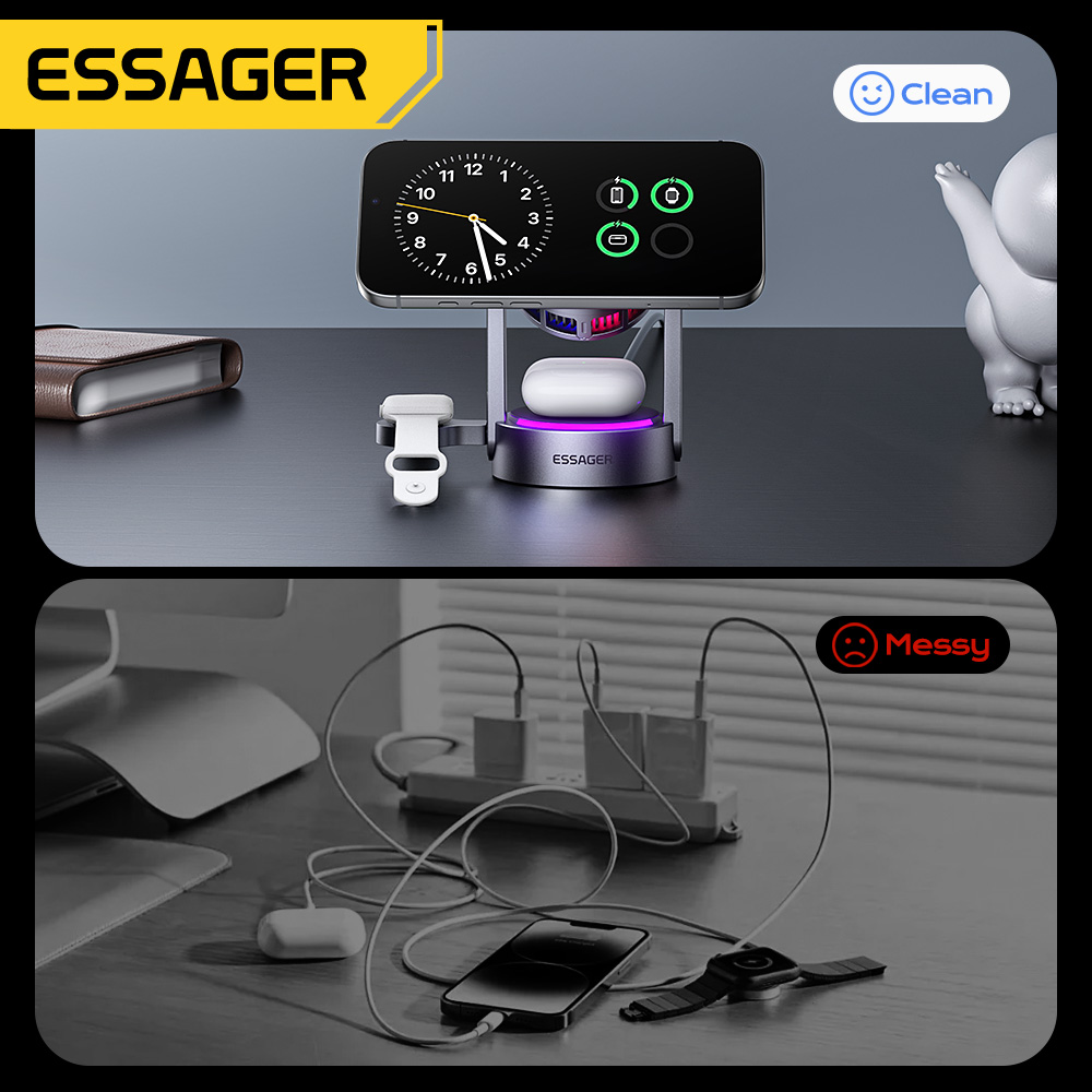 Essager 3 in 1 Magnetic Wirele - Smartwatch Ac incelemesi ve fiyatı