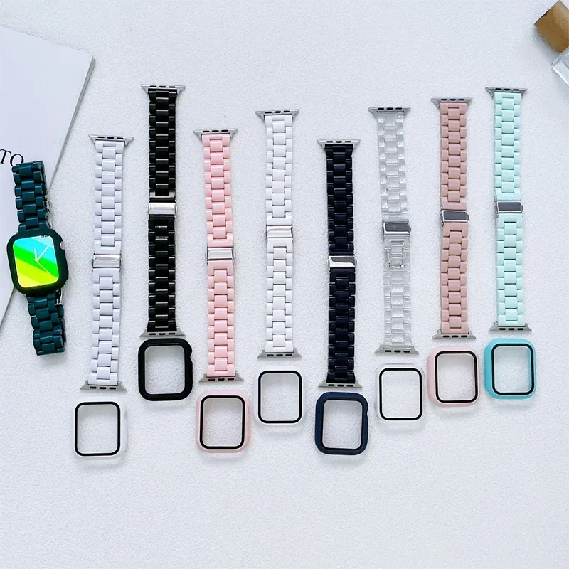 Watch strap+Case+glass For app - Smartwatch Watch Accessories For Women incelemesi ve fiyatı