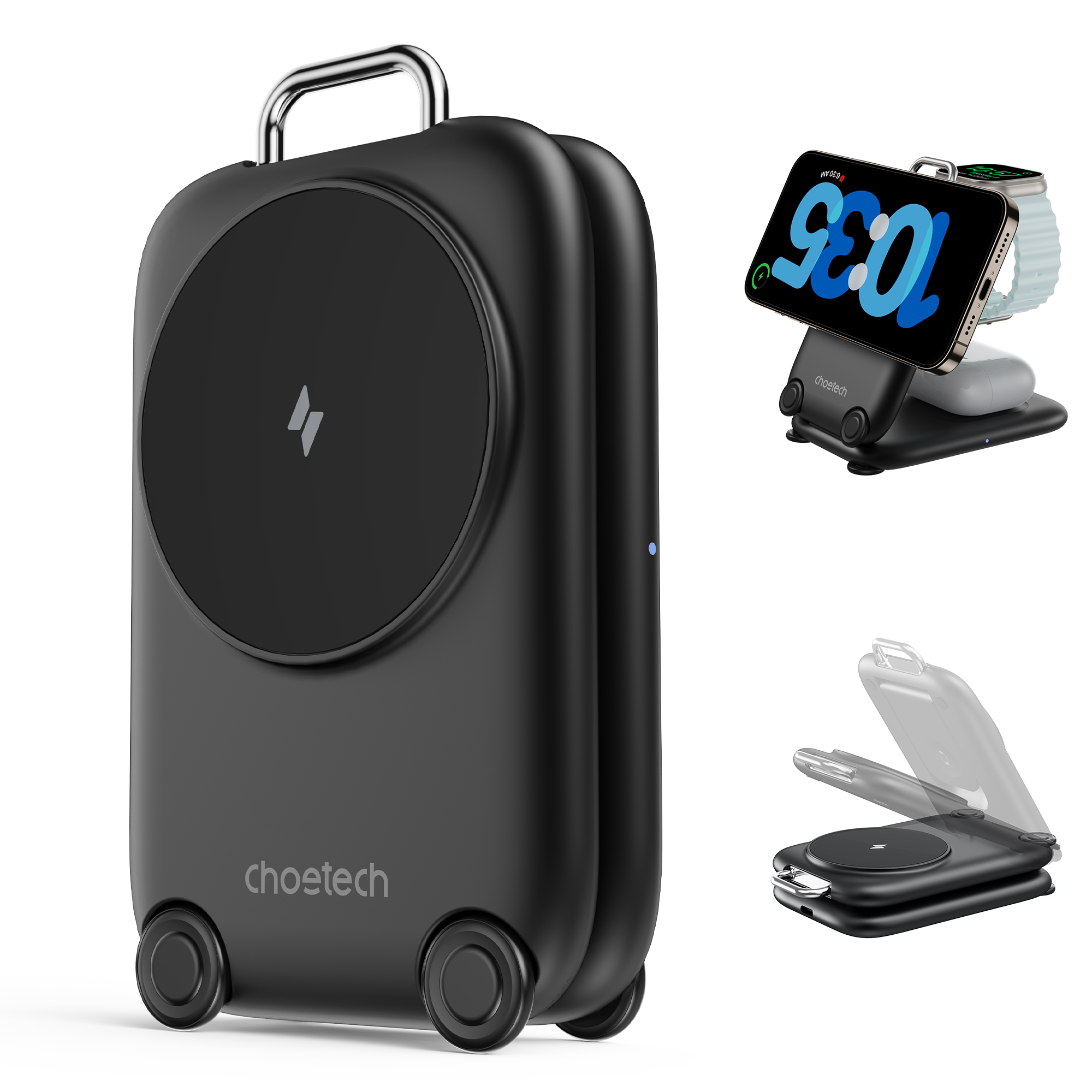 3-in-1  Travel Fast Charge Wir - Watch Charging Dock incelemesi ve fiyatı