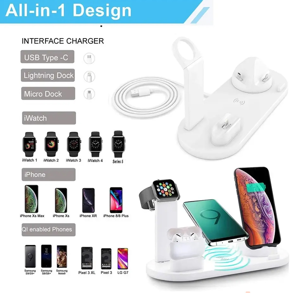 30W 7 in 1 Wireless Charger St - Watch Charging Dock incelemesi ve fiyatı
