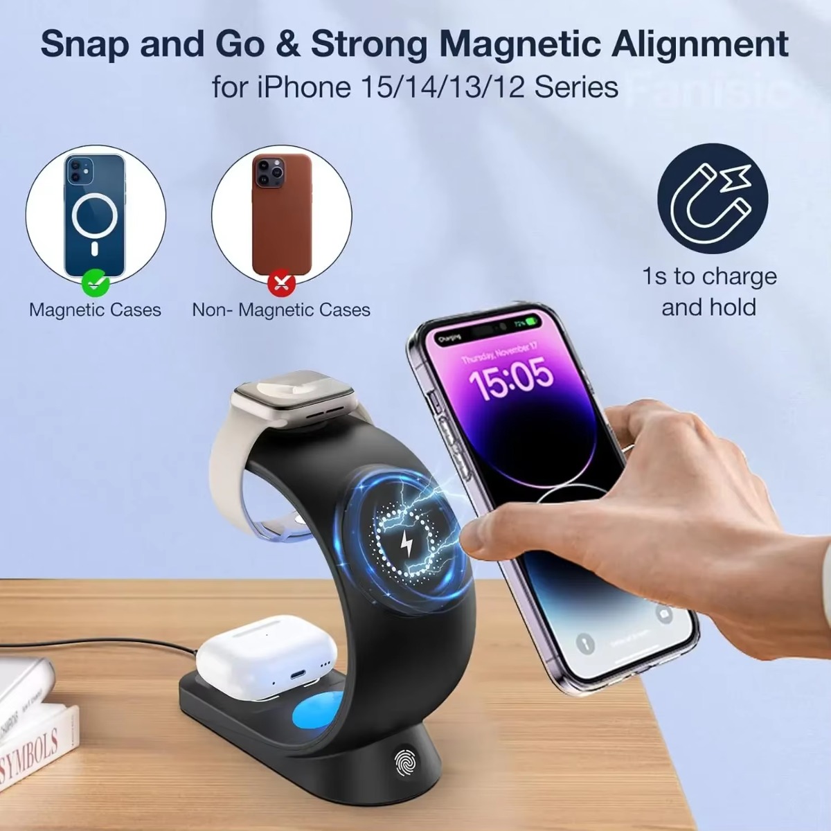 Magnetic Wireless Charger Touc - Smartwatch Touch incelemesi ve fiyatı