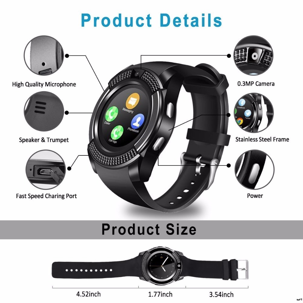 Bluetooth V8 Smart Watch Sport - Smartwatch X incelemesi ve fiyatı