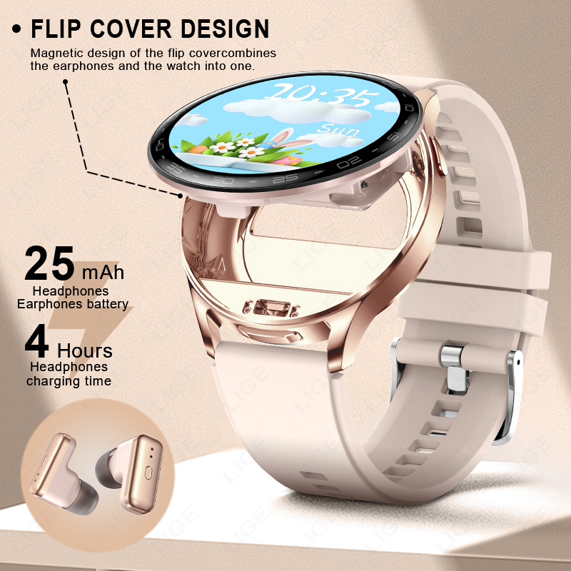 LIGE 2 In 1 TWS Headset Smart  - Smartwatch Headset incelemesi ve fiyatı