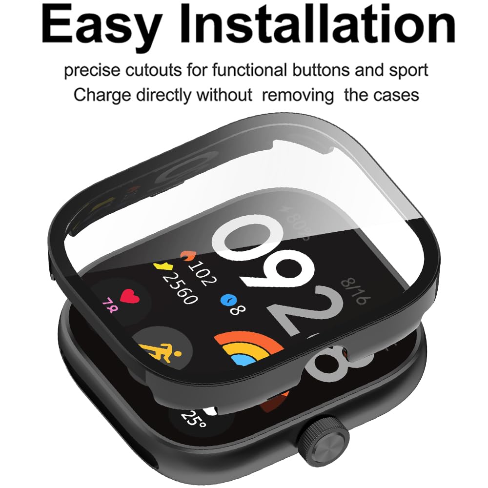 Tempered Glass+Case For Xiaomi - Smartwatch Watch Accessories For Women incelemesi ve fiyatı