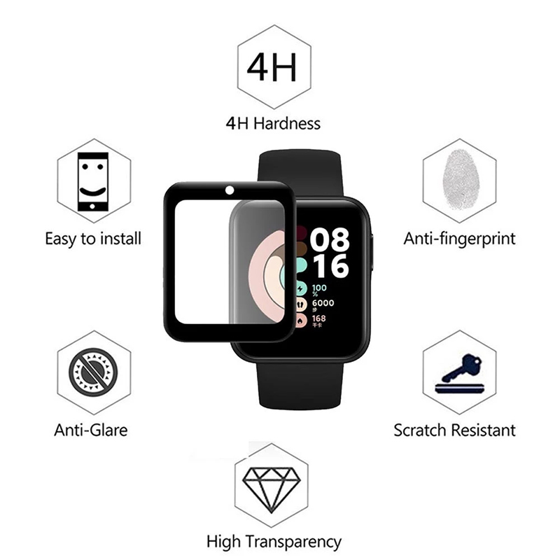 2 Pcs Tempered Glass for Redmi - Smartwatch Icon incelemesi ve fiyatı