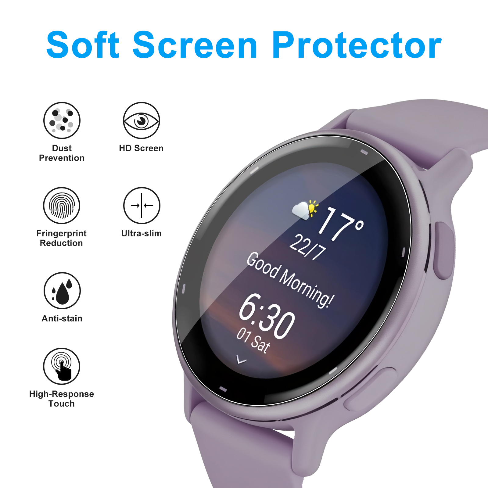 Soft Clear Protective Film For - Smartwatch Icon incelemesi ve fiyatı