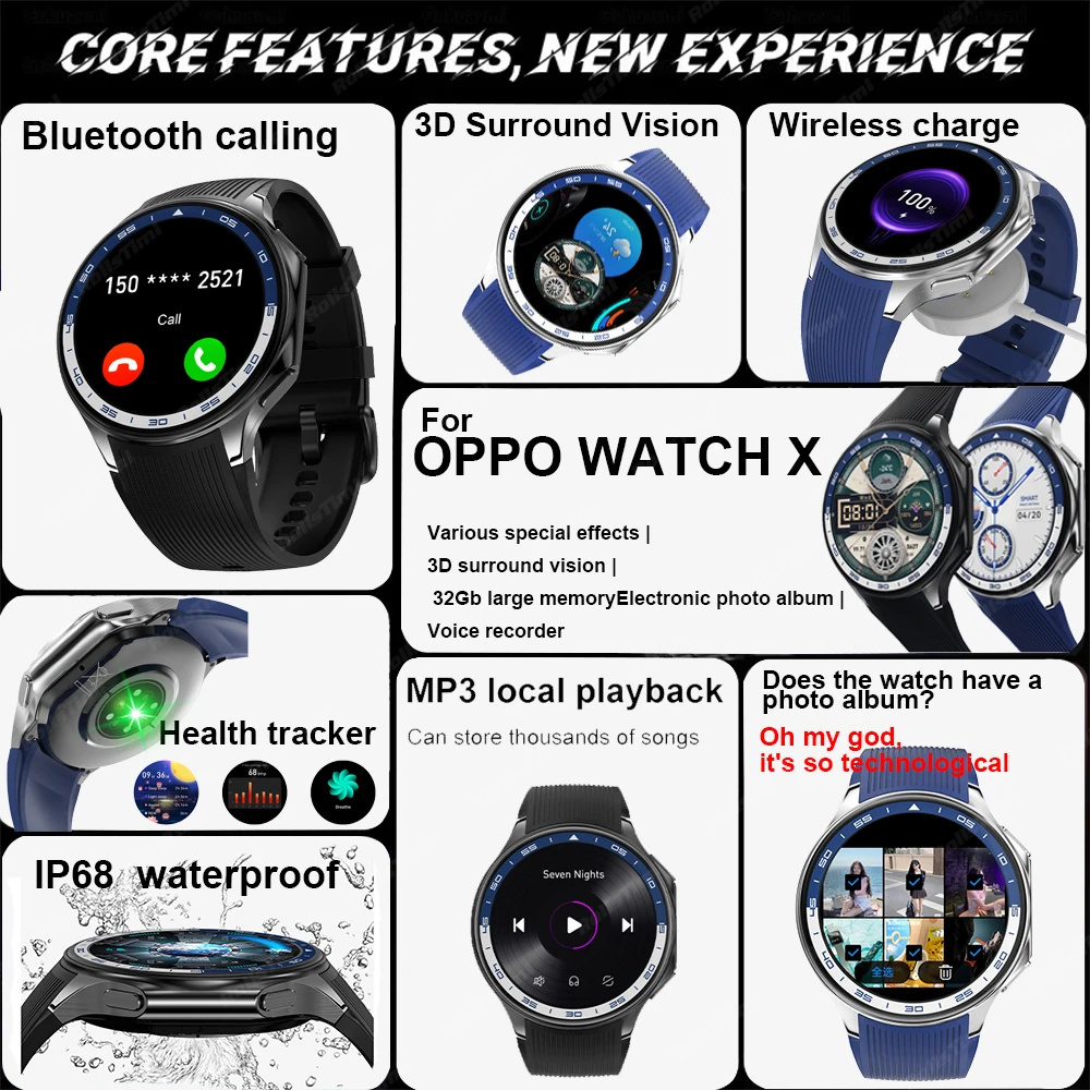 1.43 AMOLED Smart Watch 3D Sur - Smartwatch X incelemesi ve fiyatı