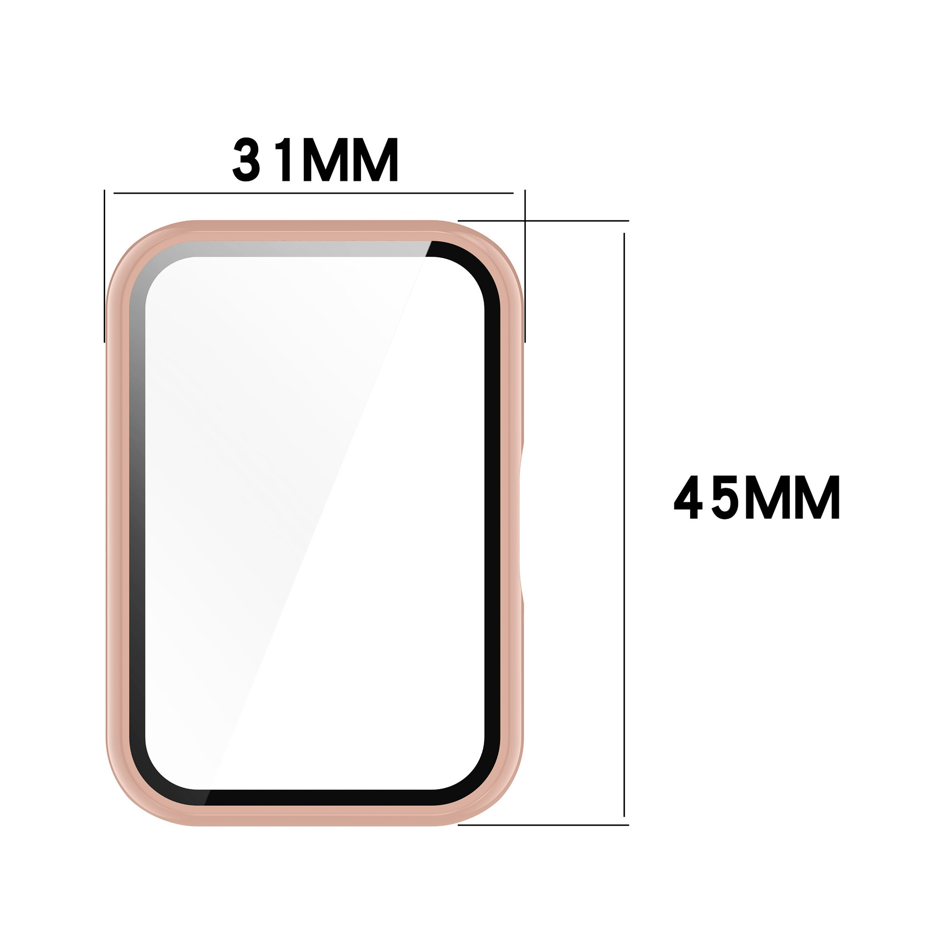 Glass+Case For Samsung Galaxy  - Smartwatch Watch Accessories For Women incelemesi ve fiyatı