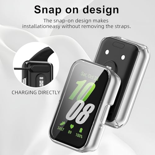 Glass+Case For Samsung Galaxy  - Smartwatch Watch Accessories For Women incelemesi ve fiyatı