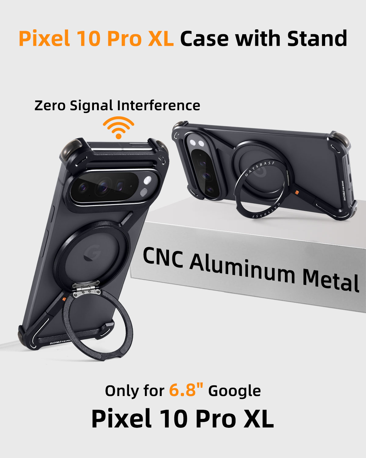 Oatsbasf Metal Phone Case for  - Magnetic Charging Stand incelemesi ve fiyatı