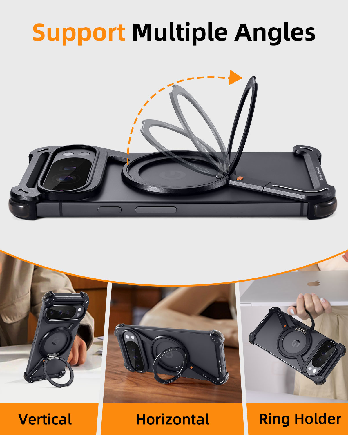Oatsbasf Metal Phone Case for  - Magnetic Charging Stand incelemesi ve fiyatı