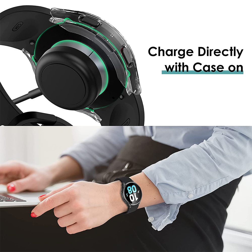 Tempered Glass+ PC Cover for S - Accessories For Galaxy Watch 5 incelemesi ve fiyatı