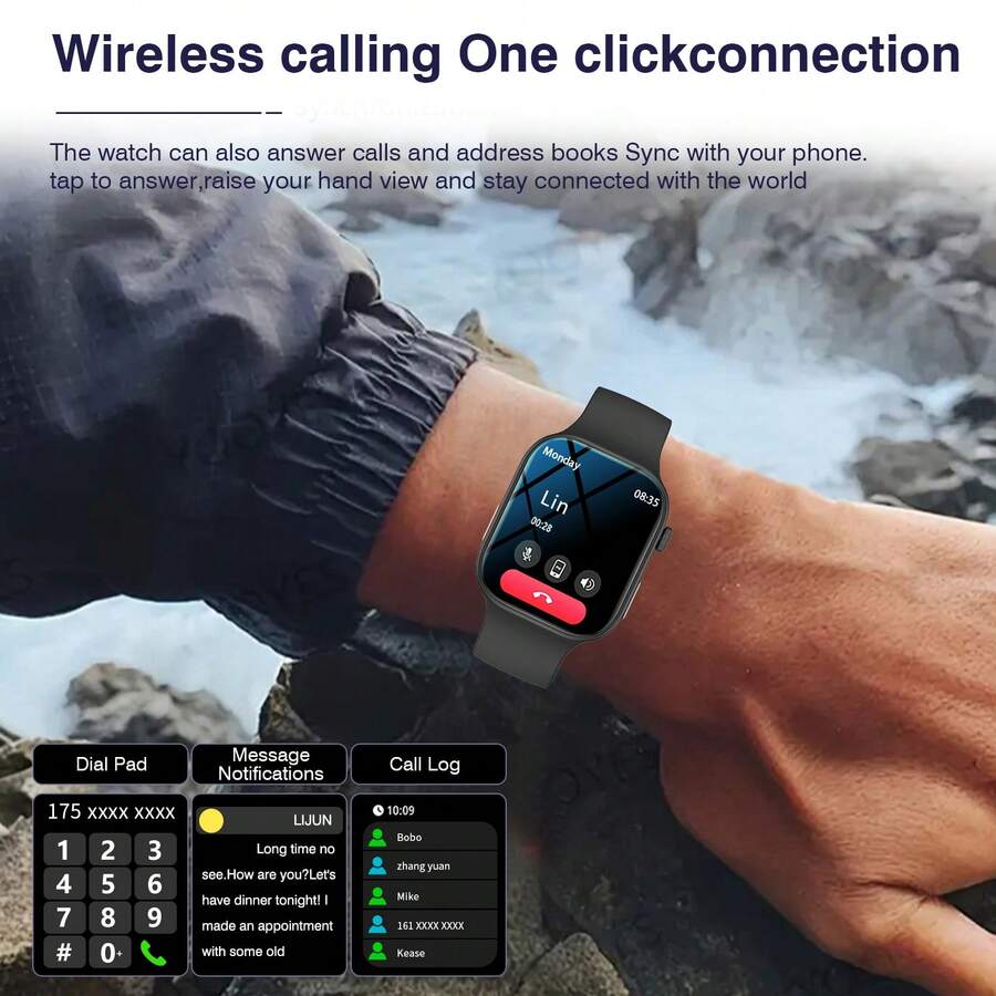 New Smartwatch with Wireless C - Smartwatch Touch incelemesi ve fiyatı
