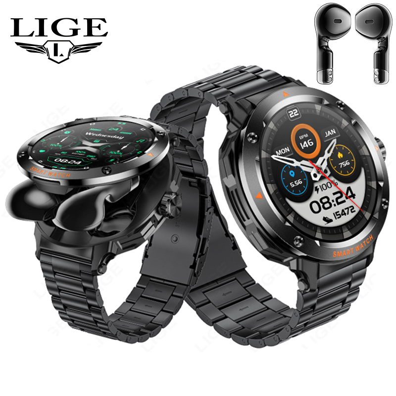 New Men's 2 In 1 Headset Smart - Smartwatch Headset incelemesi ve fiyatı