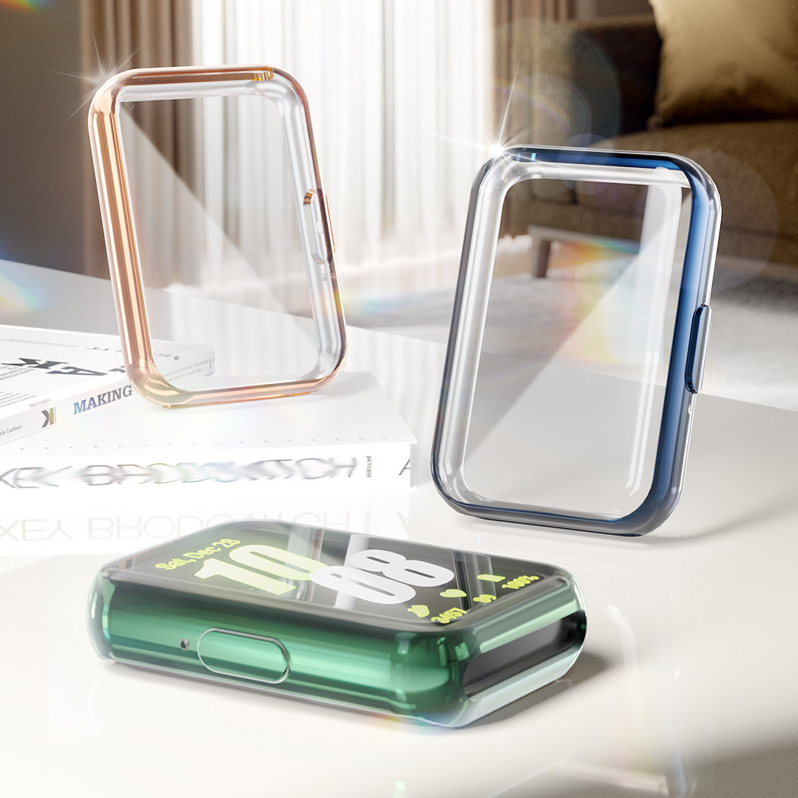 Cover for Samsung Galaxy Fit 3 - Smartwatch Watch Accessories For Women incelemesi ve fiyatı