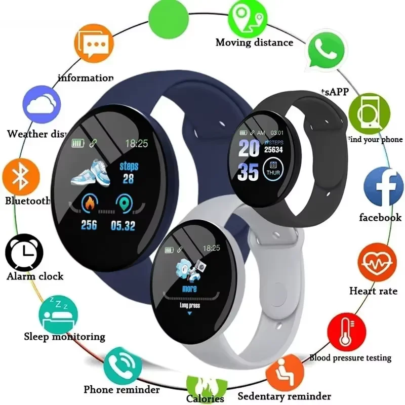 Children D18 Smartwatch Square - Android Smartwatch Accessories incelemesi ve fiyatı
