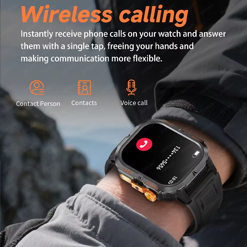 2026 Rugged Military Smart Wat - Smartwatch M Active incelemesi ve fiyatı