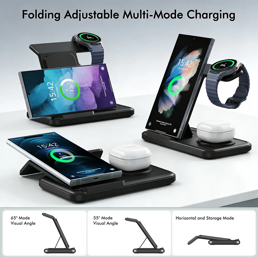 3 IN 1 Wireless Charger Statio - Smartwatch Ac incelemesi ve fiyatı