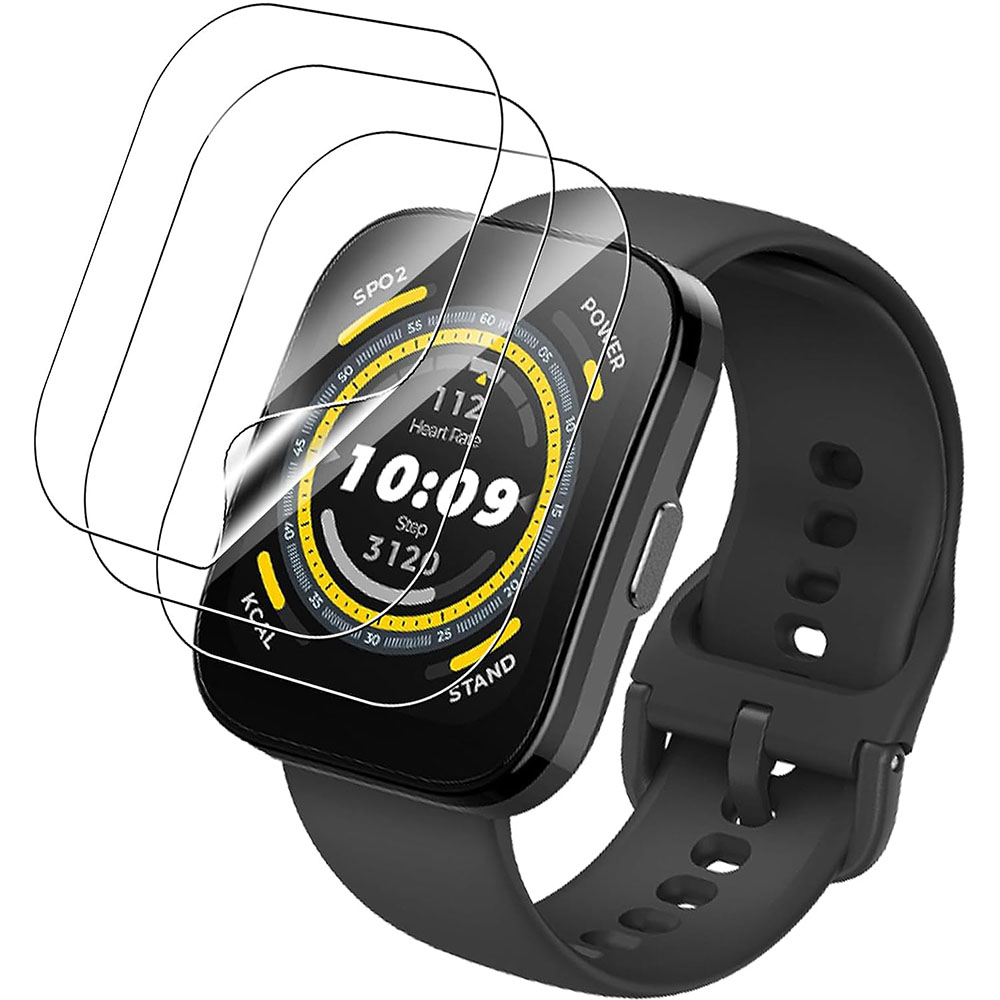 3PCS Clear HD Film Screen Prot - Amazfit Smartwatch Accessories incelemesi ve fiyatı