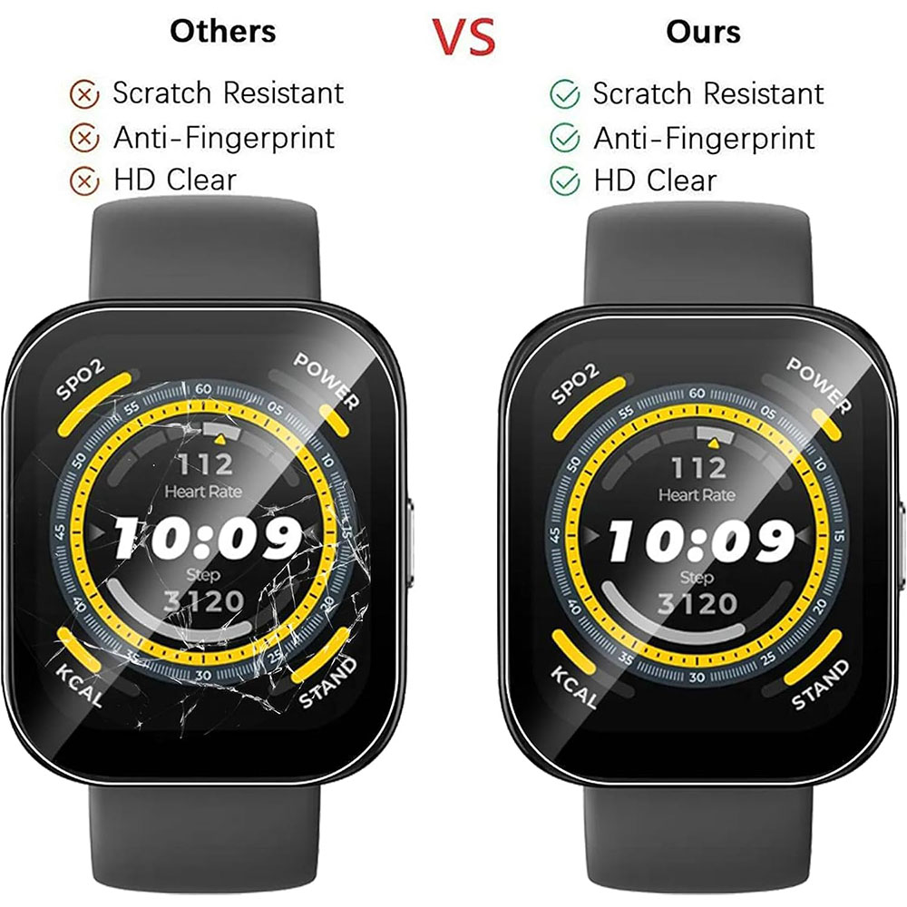3PCS Clear HD Film Screen Prot - Amazfit Smartwatch Accessories incelemesi ve fiyatı