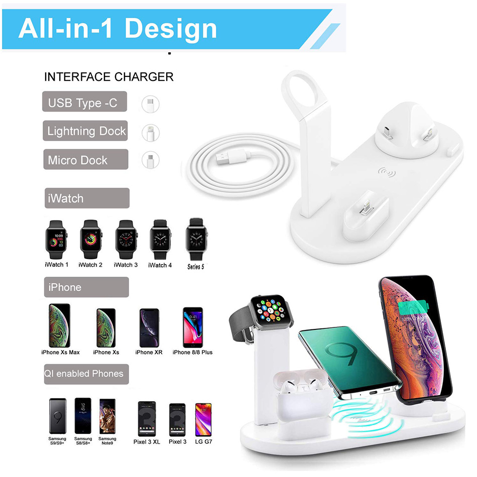 7 in 1 Wireless Charger Stand  - Smartwatch Ac incelemesi ve fiyatı
