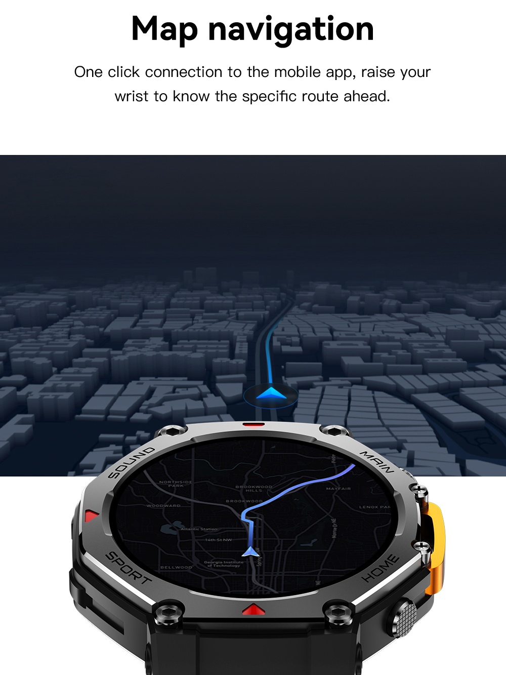 5ATM Waterproof  Smart Watch C - Smartwatch M Active incelemesi ve fiyatı