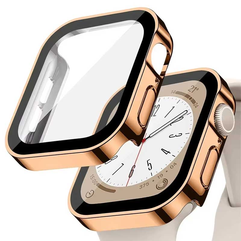 Glass+cover For Apple Watch ca - Smartwatch Watch Accessories For Women incelemesi ve fiyatı