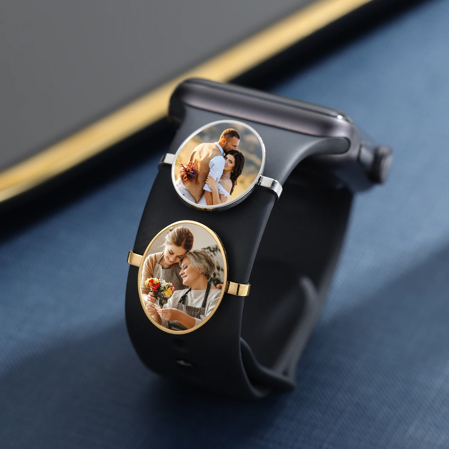 Custom Photo Smart Watch Charm - Smartwatch Straps & Accessories incelemesi ve fiyatı