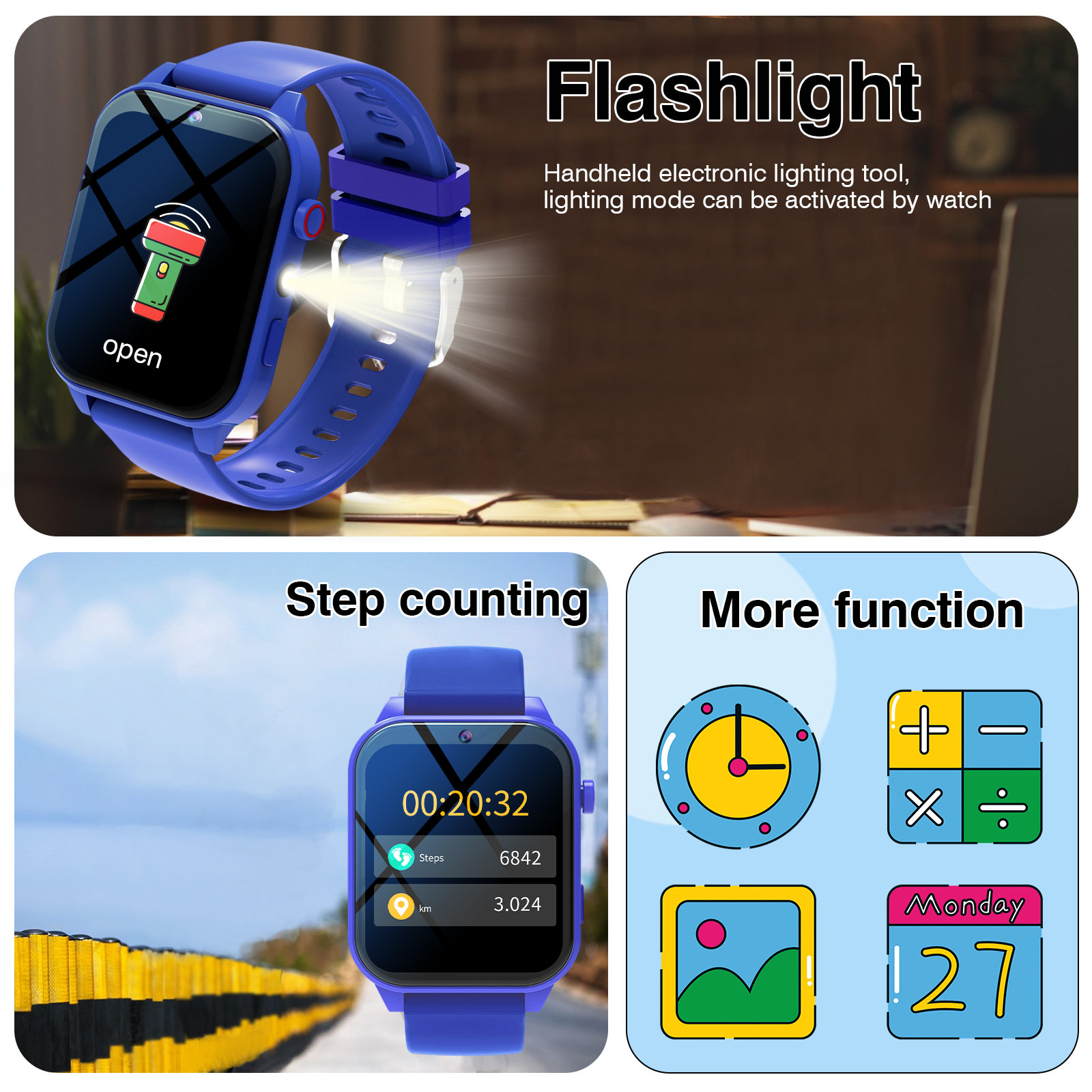Kids′s Smart Watch 18 Games Ca - Smartwatch Touch incelemesi ve fiyatı