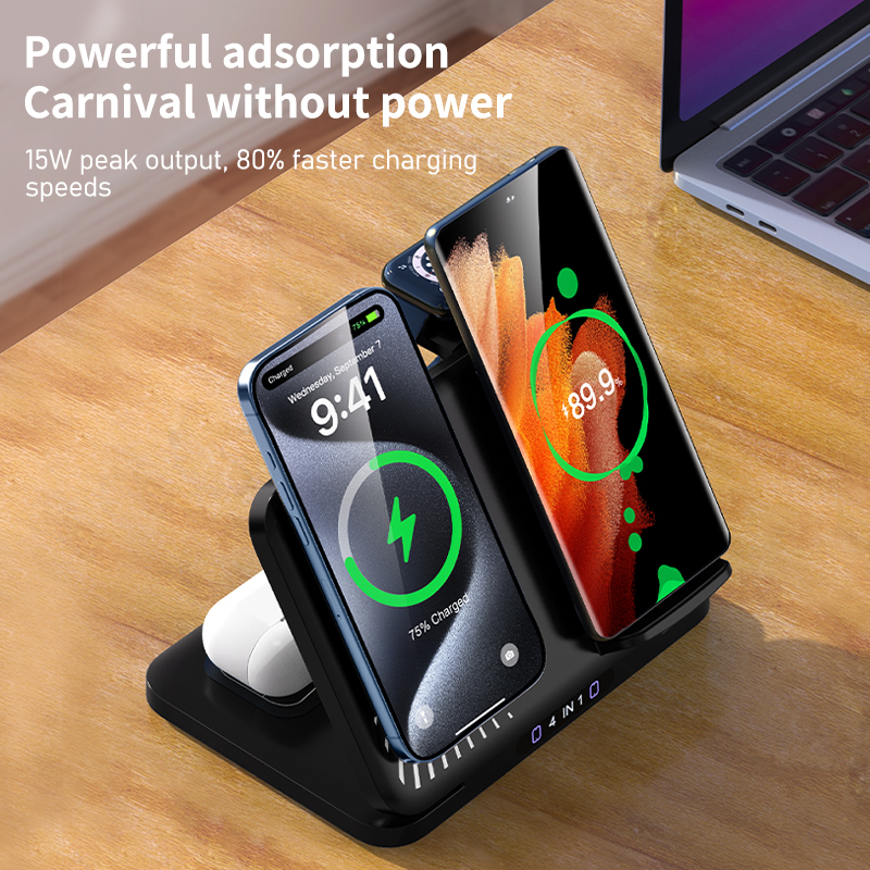4 in 1 Dual Phone Wireless Cha - Smartwatch Ac incelemesi ve fiyatı