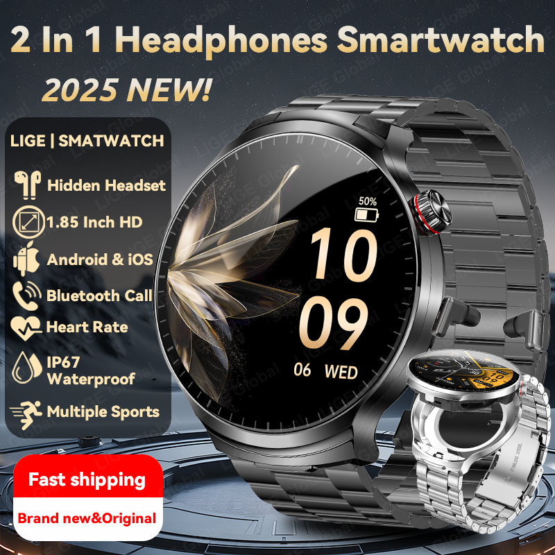 LIGE TWS 2 In 1 Headset Smart  - Smartwatch Headset incelemesi ve fiyatı