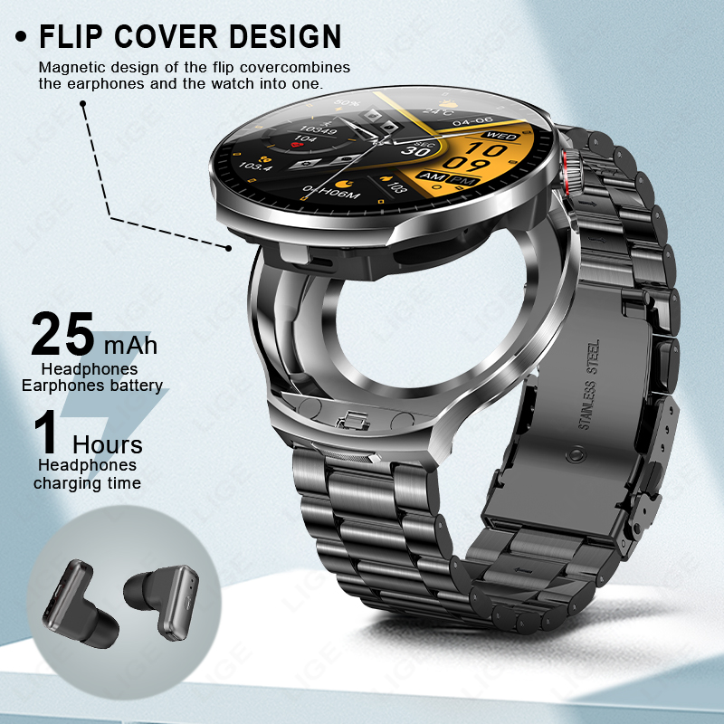 LIGE TWS 2 In 1 Headset Smart  - Smartwatch Headset incelemesi ve fiyatı