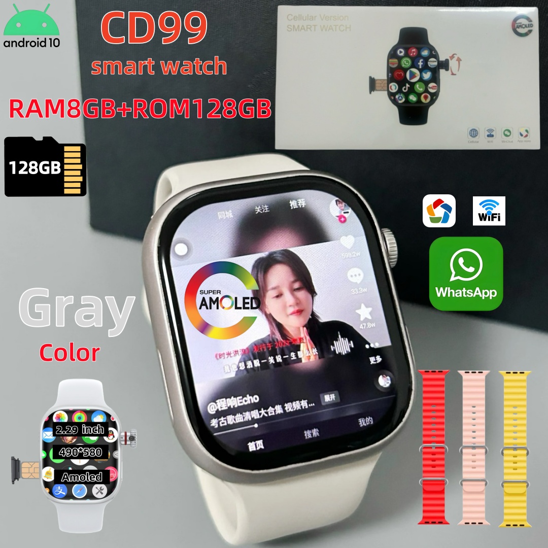 CD99 Smart Watch 8GB RAM AMOLE - Smartwatch Instagram incelemesi ve fiyatı