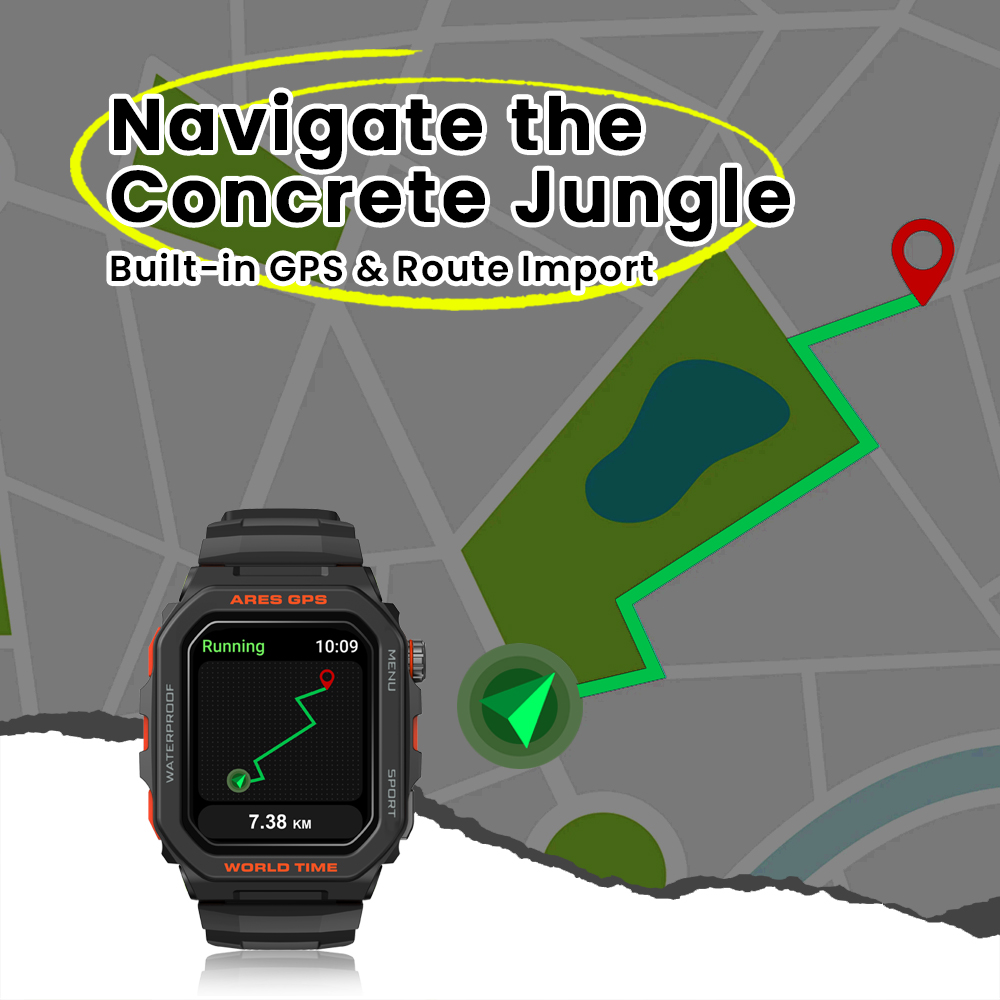 New Zeblaze Ares GPS Smart Wat - Smartwatch X incelemesi ve fiyatı