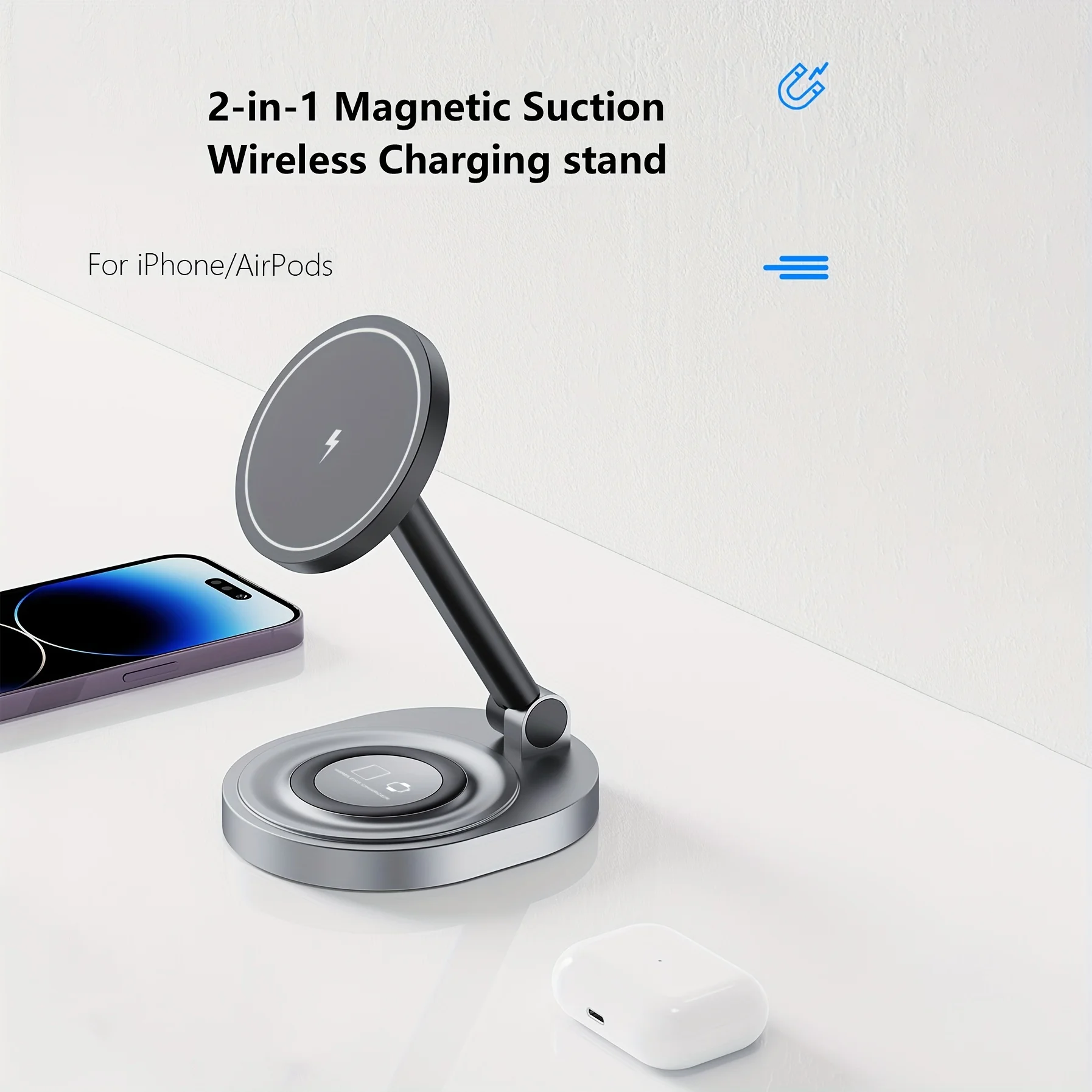 2 In 1 Magnetic Wireless Charg - Watch Charging Dock incelemesi ve fiyatı
