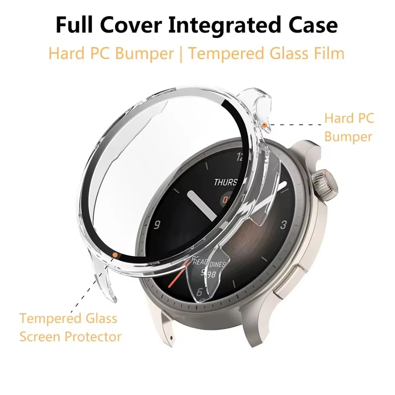 Tempered Glass Case For Amazfi - Amazfit Smartwatch Accessories incelemesi ve fiyatı