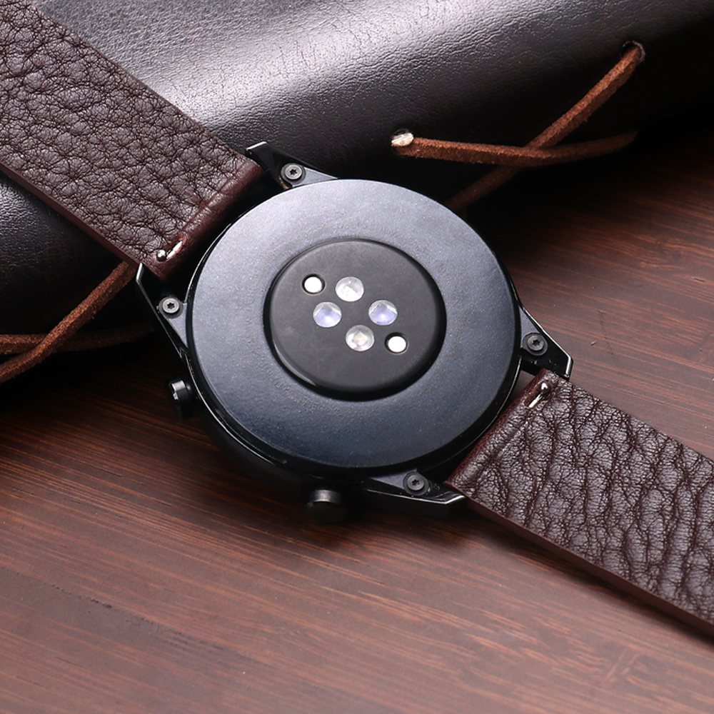 22mm Genuine Calfskin Leather  - Smartwatch Accessories Shop incelemesi ve fiyatı