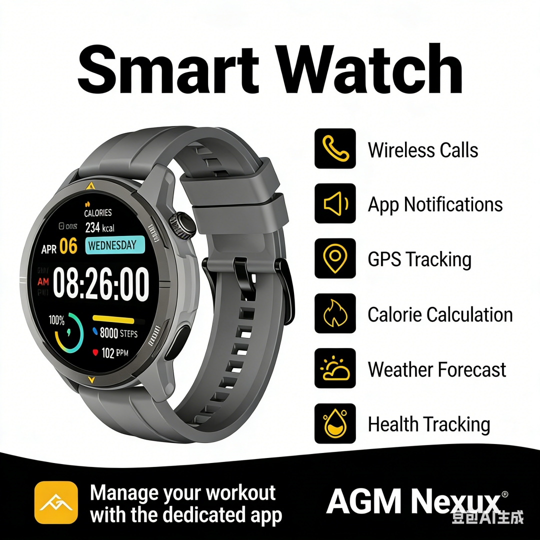 AGM Legion Smartwatch 5ATM Wat - Smartwatch Instagram incelemesi ve fiyatı