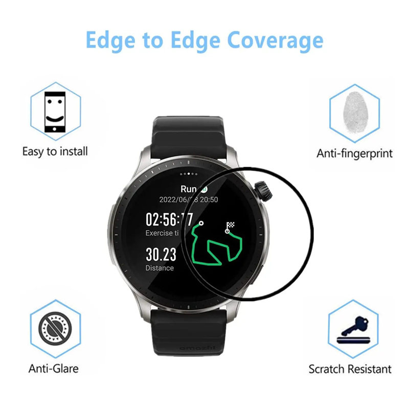 For Amazfit GTR 4 Screen Prote - Smart Watch Accessories incelemesi ve fiyatı
