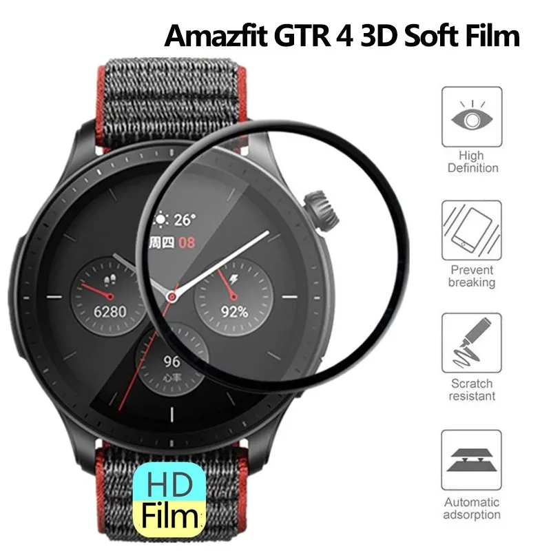 For Amazfit GTR 4 Screen Prote - Smart Watch Accessories incelemesi ve fiyatı