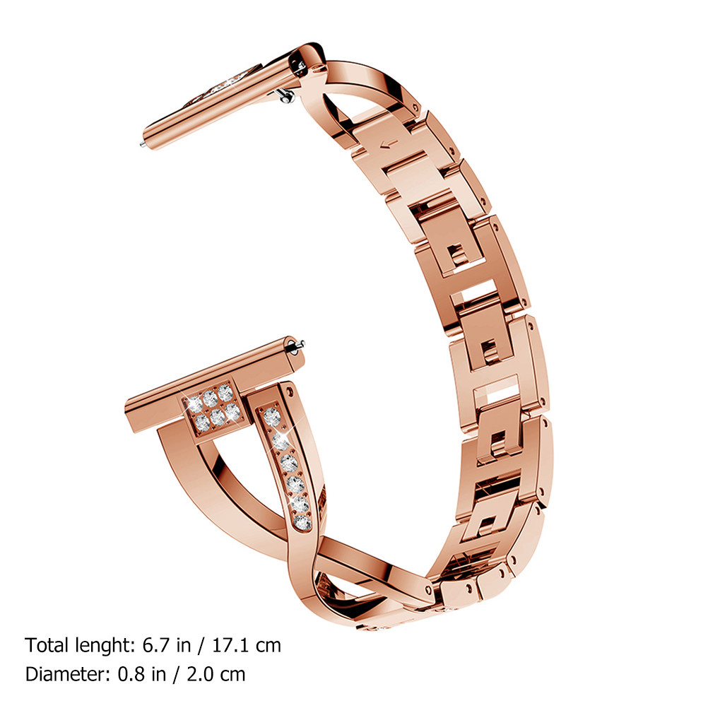 1Pcs X-Shaped Rhinestones Watc - Smartwatch Accessories Shop incelemesi ve fiyatı