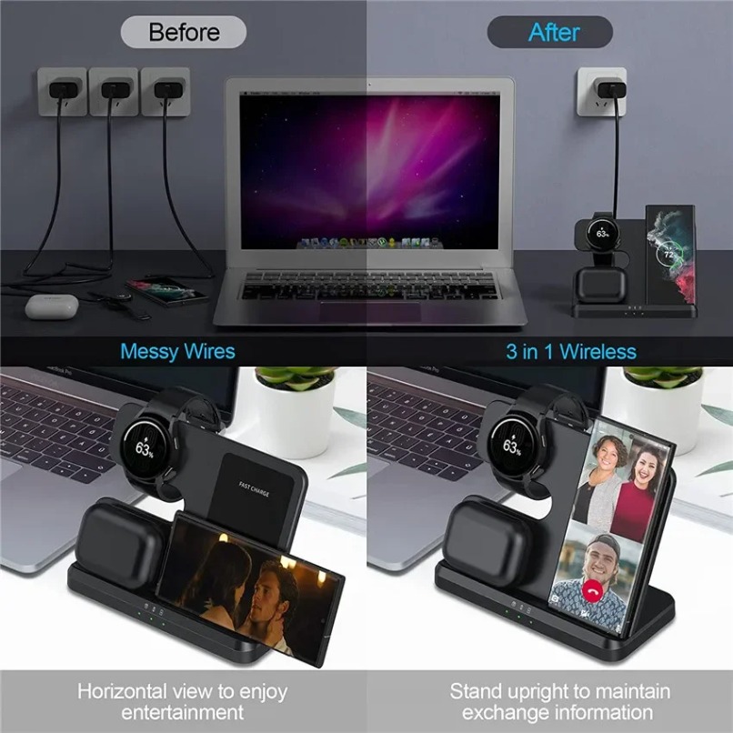 3 in 1 Fast Wireless Charger S - Smartwatch Ac incelemesi ve fiyatı