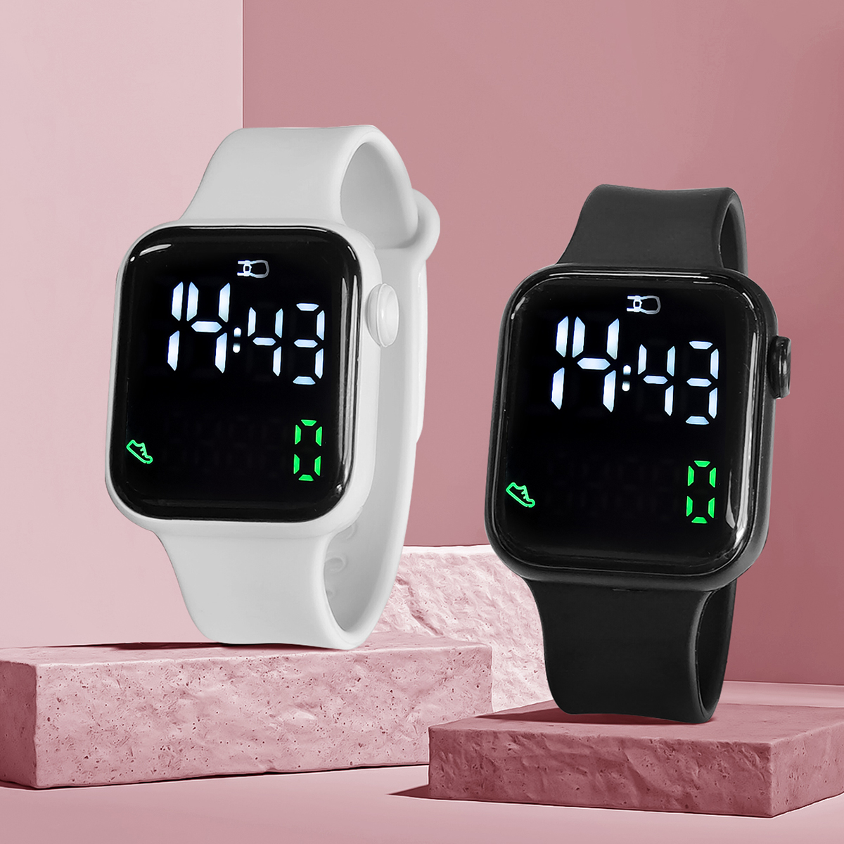 New 2PCS Student Minimalist Sm - Smartwatch Icon incelemesi ve fiyatı