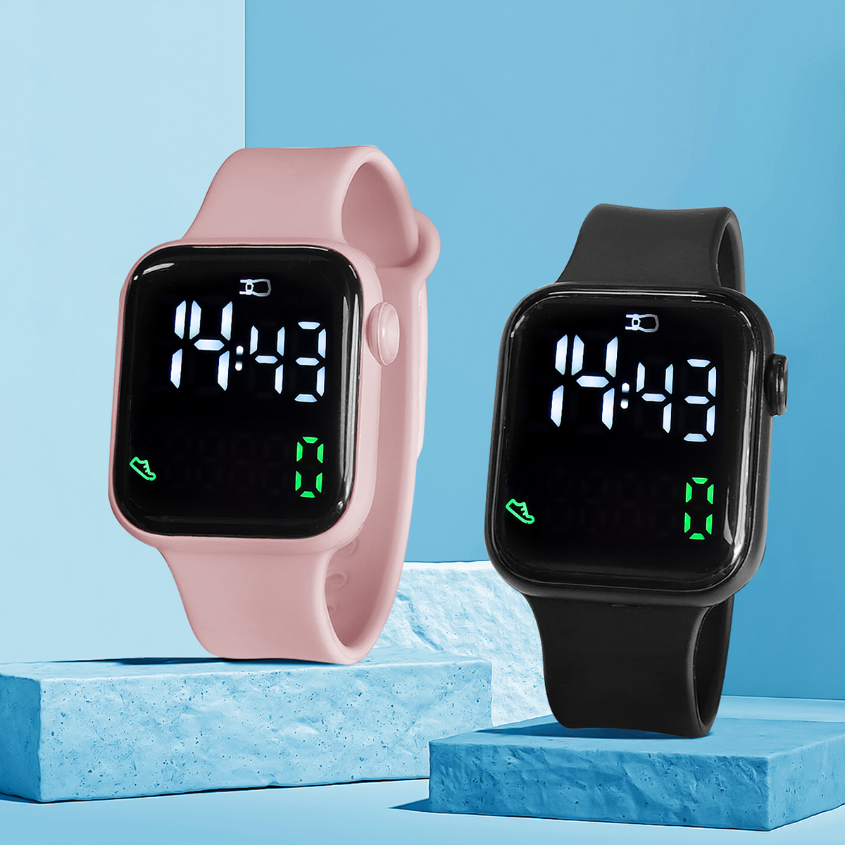 New 2PCS Student Minimalist Sm - Smartwatch Icon incelemesi ve fiyatı